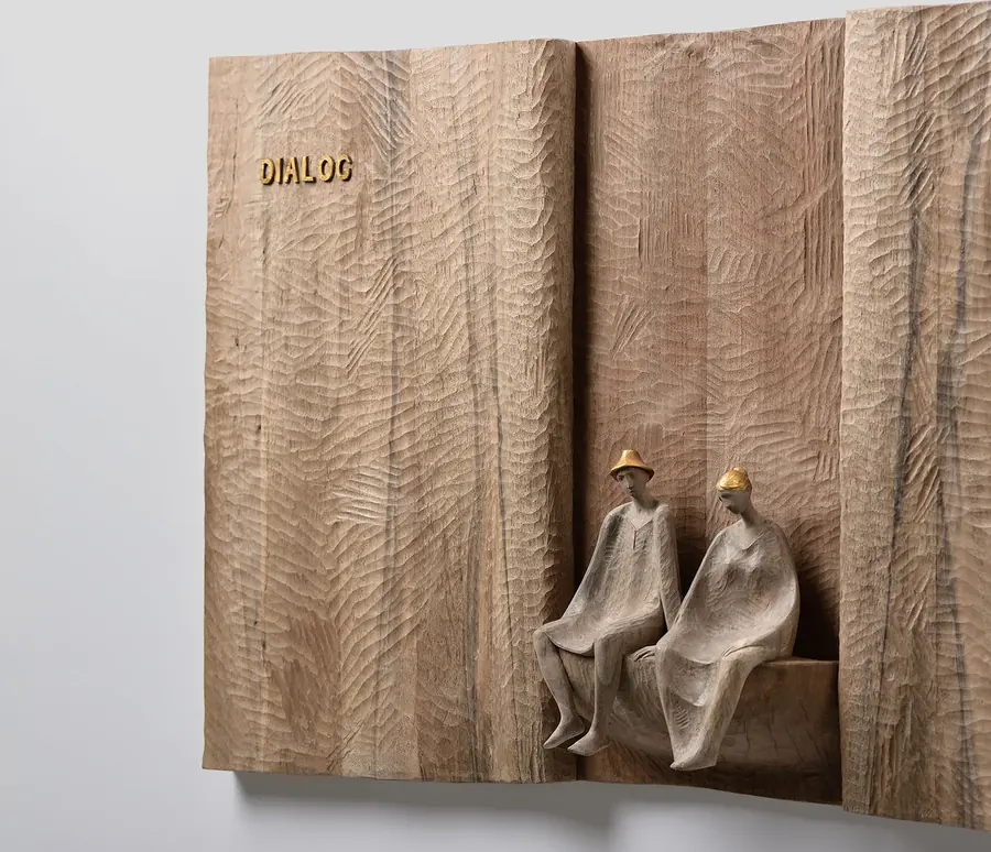 Dialog — Noce · 88 × 54 cm