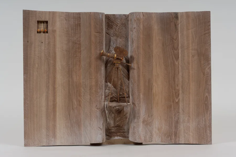 Filmfestival — Nussholz · 86 × 60 cm