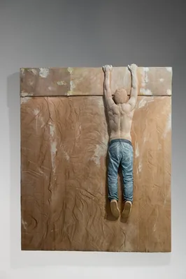 Life is Hard (Man) — Linde · 86 × 103 cm