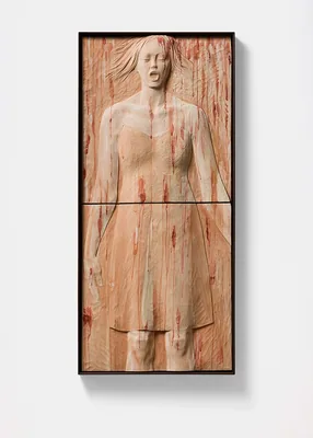 Shouting — Zirbelkiefer & Eisen · 105 × 46 cm