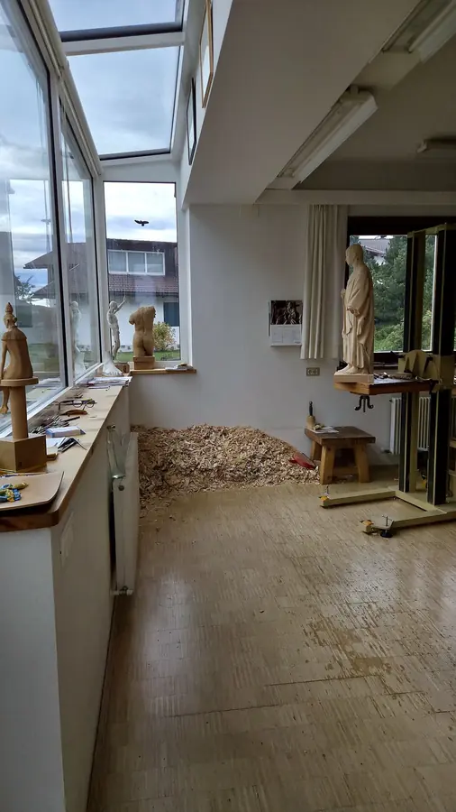 Shavings by the window