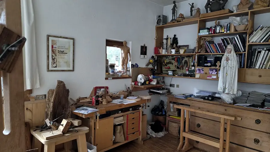 At the workbench